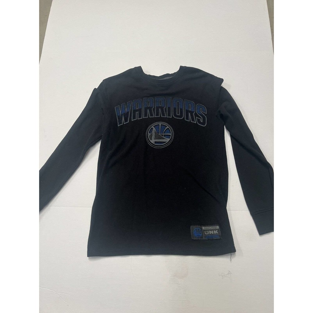 Golden State Warriors Mens  navy small Long Sleeve T Shirt Basketball